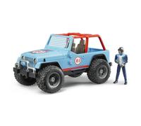 Bruder Véhicule tout-terrain Jeep Cross Country avec pilote de course 1:16 02541