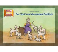 Brüder Grimm Ul Der Wolf und die sieben Geißlein: Kamishibai Bildkarten (Poche)