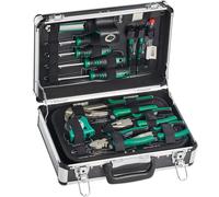 Brüder Mannesmann 29067 Coffret D'outils En Aluminium - 90 Pièces