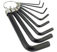 Brüder Mannesmann 6 pans intérieurs Jeu de clés mâles coudées 2.5 mm, 3 mm, 4