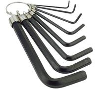 Brüder Mannesmann 6 pans intérieurs Jeu de clés mâles coudées 8 pièces