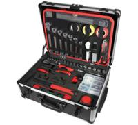 BRÜDER MANNESMANN Boîte à outils, 211 pièces, en valise alu
