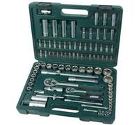 Brüder Mannesmann – Ensemble de clés à cliquet M98410 – 94 pièces, Chrome‑Vanadium, 6,3 et 12,5 mm
