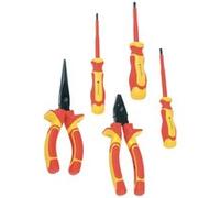 (6) Juego de tenazas y destornilladores VDE, 5 pzas.