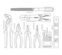 Mallette à outils équipée Brüder Mannesmann M29077 159 pièces (L x l x H) 54 x 41 x 18 mm