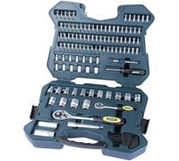 Brüder Mannesmann Jeu de clés à douille métrique 1/4\ (6.3 mm), 1/2\ (12.5 mm) 115 pièces M98415