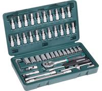 BRÜDER MANNESMANN Jeu de douilles 1/4" 46 pièces dans un coffret plastique
