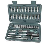 Mannesmann Jeu de clés à douille M 2040-SL 1/4" 46 pièces Acier chrome-vanadium