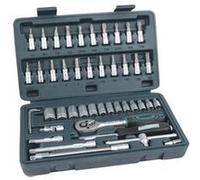 Brüder Mannesmann Jeu de douilles métrique 1/4 (6,3 mm) 46 pièces M 2040