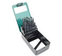 BRÜDER MANNESMANN Jeu de forets hélicoïdaux, 25 pièces G