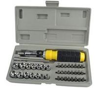 Mannesmann Coffret clé à cliquet et embouts M29041 – Format 1/4" – 41 pièces