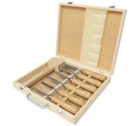 BRÜDER MANNESMANN Jeu d'outils de sculpture bois, 7 pièces
