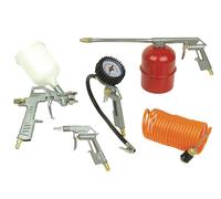 BRÜDER MANNESMANN Kit d'air comprimé 5 pièces avec douille enfichable