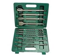 BRÜDER MANNESMANN Kit de forets & burins SDS PLUS, 13 pièces G