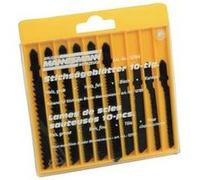 BRÜDER MANNESMANN Kit de lames de scie sauteuse, 10 pièces G
