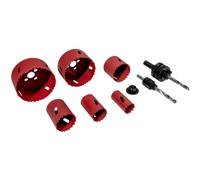 BRÜDER MANNESMANN Kit de scies cloches, 8 pièces, bimétal