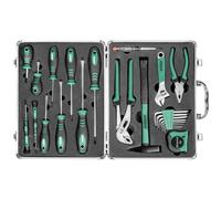 BRÜDER MANNESMANN Kit d'outils, 24 pièces, dans un coffret