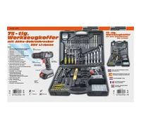 (6) Maletin herramientas con destornillador recargable 20 V