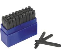 Mannesmann Jeu de poinçons lettres M 244-10 27 pièces Hauteur des caractères 10 mm
