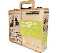 Brüder Mannesmann- Mallette à outils en bambou, équipée de 24 pièces | M29001