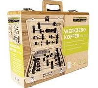 Brüder Mannesmann Werkzeuge M29002 - Maletín de herramientas (108 piezas, bambú)