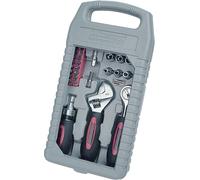 Brüder Mannesmann M29038 Jeu doutils pour les bricoleurs en valise 37 pièces