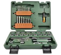 Mannesmann Jeu de tarauds et matrices à main M53230 40 pièces