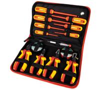 BRÜDER MANNESMANN Pochette avec kit d'outils VDE, 14 pièces