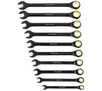 Brüder Mannesmann Q25210 Quantool Jeu de clés à molette 10 pièces Ouverture de clé (métrique) 8 - 19 mm