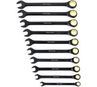 Brüder Mannesmann Q25210 Quantool Jeu de clés à molette 10 pièces Ouverture de clé (métrique) 8 - 19 mm