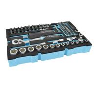 Brüder Mannesmann QUANTOOL Jeu de clés à douille 1/4 (6.3 mm) 85 pièces Q25002