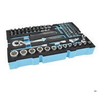 Brüder Mannesmann QUANTOOL Jeu de clés à douille 1/4 (6.3 mm) 85 pièces Q25002