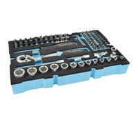 Brüder Mannesmann QUANTOOL Jeu de clés à douille 1/4\ (6.3 mm) 85 pièces Q25002