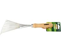 BRÜDER MANNESMANN Râteau manuel avec poignée en bois Largeur : 130 mm