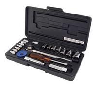 Mannesmann Jeu de clés à douille M 206 – métrique 1/4 (6,3 mm) et 3/8 (10 mm) 20 pièces