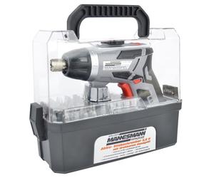 Brüder Mannesmann Tournevis rechargeable 52 pcs 3,6 V