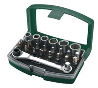Brüder Mannesmann Werkzeuge M29700 Set de clé à douilles, douilles et embouts 24 pièces (Import Allemagne)