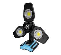 Brüder Mannesmann Werkzeuge Q30600 Quantool Lampe de travail à 3 pales