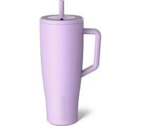 BrüMate Era 1,2 L Gobelet avec paille et couvercle | Bouteille d'eau métallique de 1,2 L avec anse | 100 % étanche | Tasse isotherme | Tasse de voyage en acier inoxydable pour le gym | Garde les