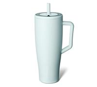 BrüMate Era Gobelet de 1183 ml avec poignée et paille - Gobelet isotherme 100 % étanche avec couvercle et paille souple SoftSip - Fabriqué en acier inoxydable - Base adaptée aux porte-gobelets - 1183