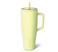 BrüMate Era Gobelet de 1200 ml avec poignée et paille - Gobelet isotherme 100 % étanche avec couvercle et paille souple SoftSip - En acier inoxydable - Base adaptée aux porte-gobelets - 1200 ml - 1200