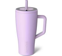 BrüMate Era Gobelet isotherme de 900 ml avec paille et couvercle | Bouteille d'eau métallique de 887 ml avec poignée | 100 % étanche | Tasse isotherme | Tasse de voyage en acier inoxydable pour le gym