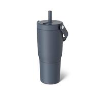 BrüMate Resa - Gobelet de 750 ml avec paille et couvercle - Bouteille d'eau en métal de 750 ml avec poignée - 100 % étanche - Tasse isotherme en acier inoxydable - Garde les boissons froides toute la
