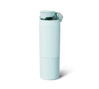 BrüMate Rise Bouteille d’eau de 25oz avec paille en silicone couverte 100% étanche | Bouteille d’eau isotherme en acier inoxydable | Compatible avec porte-gobelet | Débit rapide | Bec verseur en