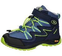 Brütting Atlanta High Vs Chaussure de Trail, Bleu Marine/Citron, 34 EU
