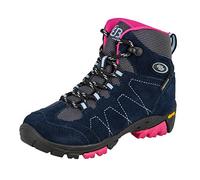 Brütting bébé Fille Bergen High Chaussures de Randonnée Hautes, Bleu (Marine/Pink/Blau Marine/Pink/Blau), 32 EU