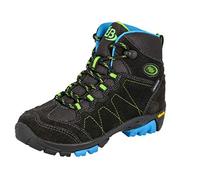 Bruetting Bergen Hiigh, Chaussures de Randonnée Hautes garçon, Gris (Anthrazit/Blau/Lemon Anthrazit/Blau/Lemon), 38 EU