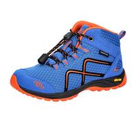 Brütting Bottes de Trekking et de randonnée Guide High pour Fille, Bleu/Orange, 41 EU