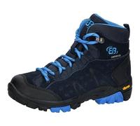 Brütting Bottes de trekking et de randonnée Mount Bona High Kids unisexes pour enfant, bleu marine, 33 EU