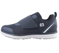 Brütting Chaussures de Course Performance Soft V pour Homme, Bleu Marine/Gris, 44 EU